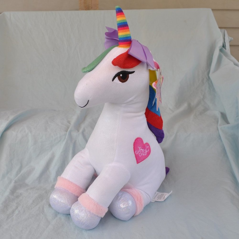 3 for $55 - plush 2020 NWT jojo siwa rainbow unicorn stuffed animal (w676)